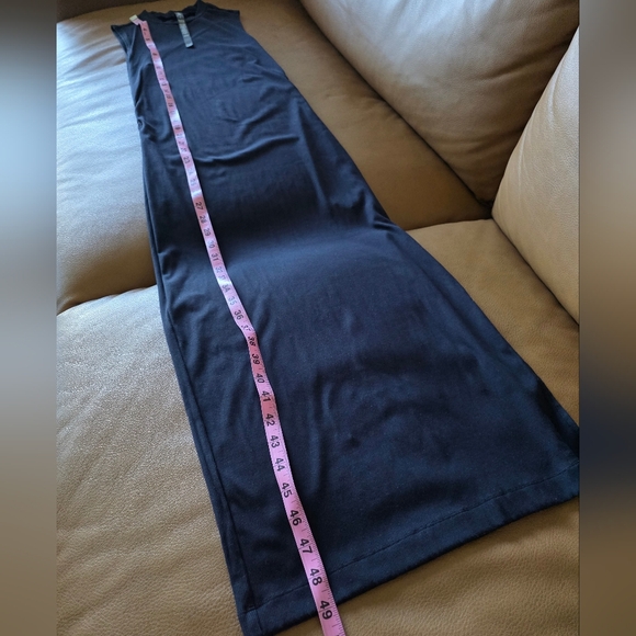 Vuori Pose Midi Tank Dress, Size Small, Black, Ribbed Midi Dress - Picture 8 of 10